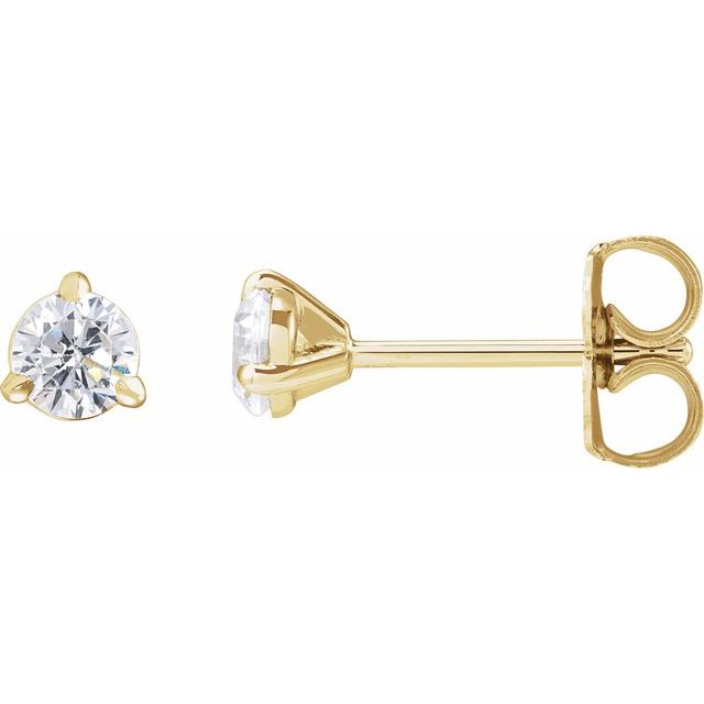 14K 1/3 CTW Lab-Grown Diamond Cocktail-Style Stud Earrings