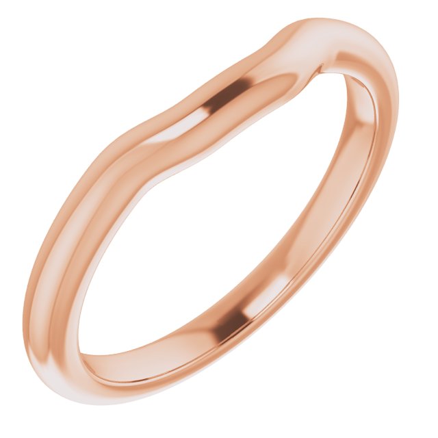 14K Band for Square Ring