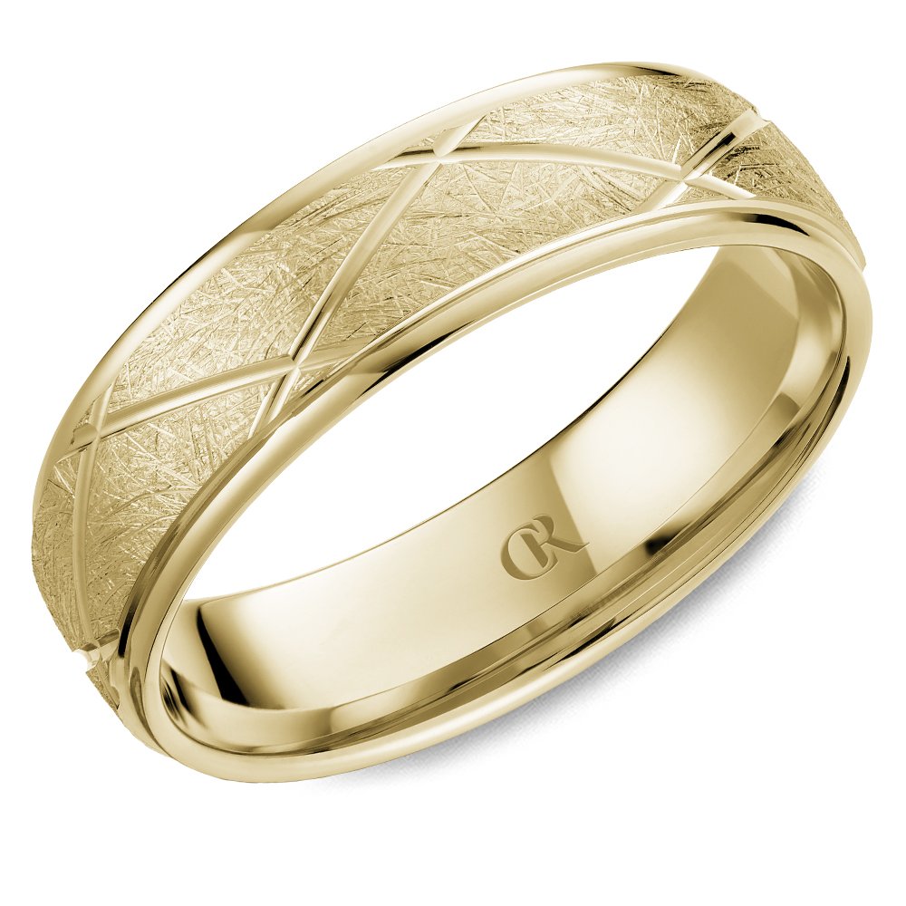 14K CR Collection Wedding Band