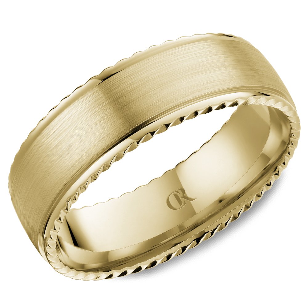 14K CR Collection Wedding Band