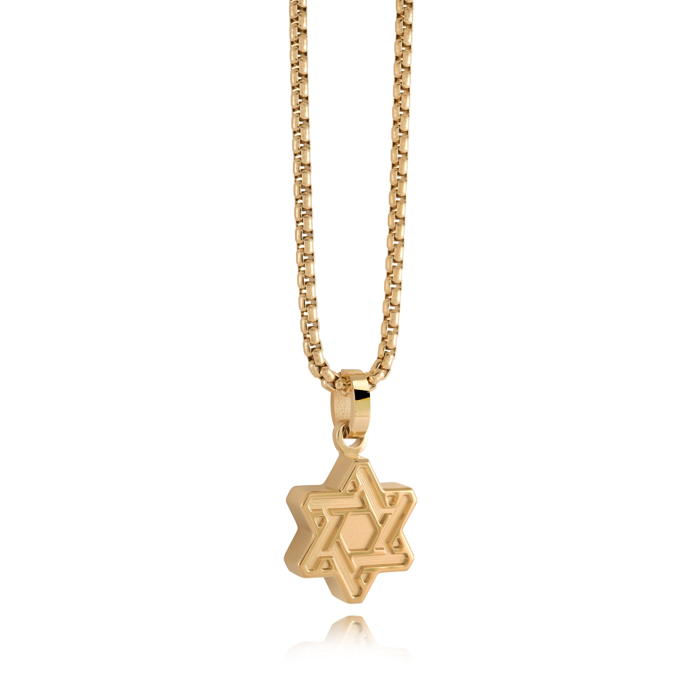Matte Polished Star David