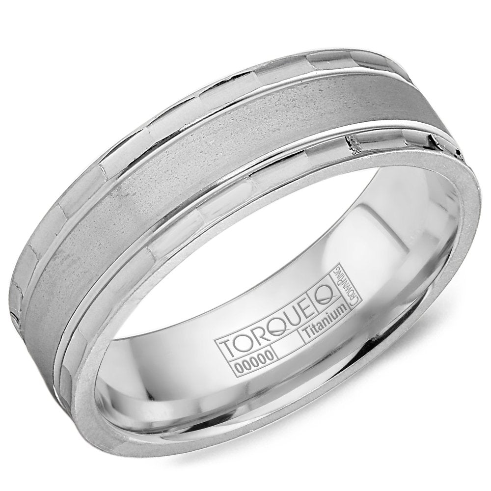 Titanium TORQUE Wedding Band