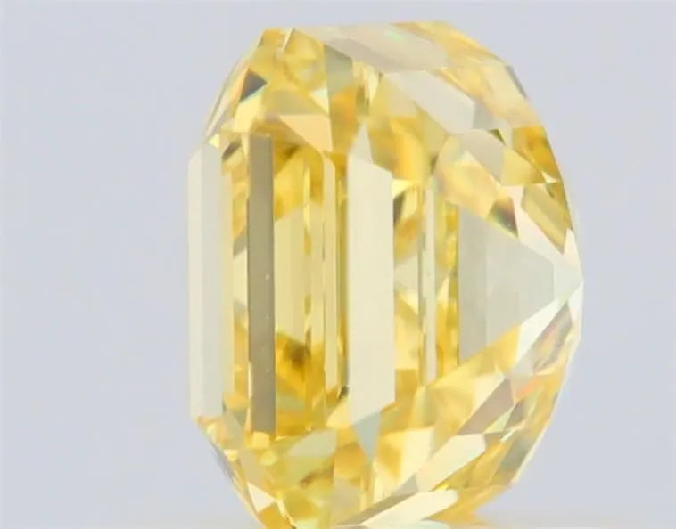 1.00ct Emerald Natural Diamond (Colour Fancy Intense Yellow, Clarity VVS2, GIA Certified)