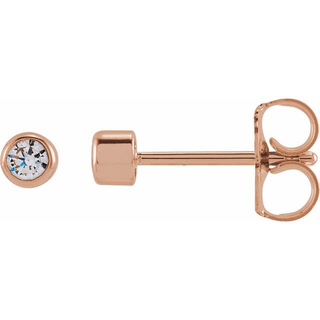 14K Round 1/6 CTW Lab-Grown Diamond Earrings