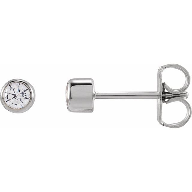14K Round 1/5 CTW Lab-Grown Diamond Earrings