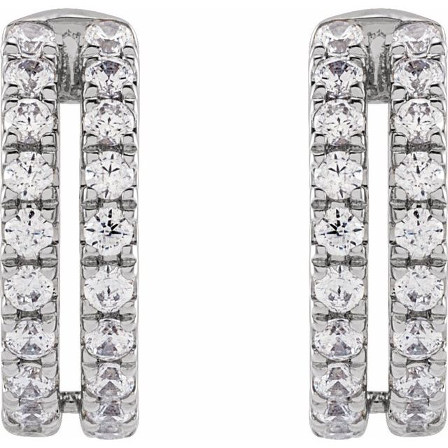 14K 1/2 CTW Lab-Grown Diamond Ear Cuff