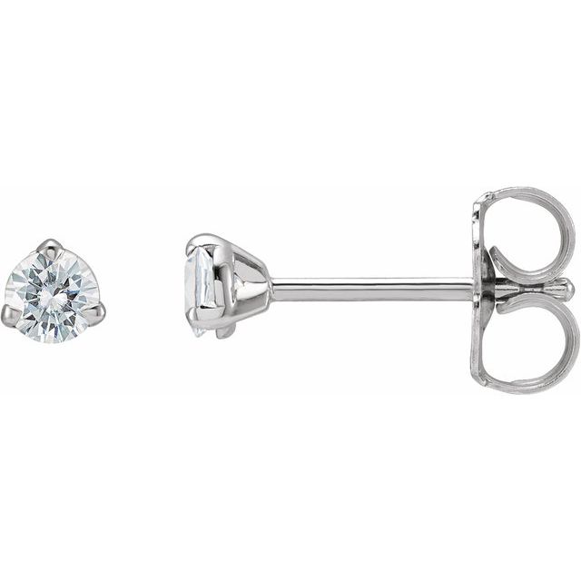 14K Stuller Lab-Grown Moissanite™ Earrings