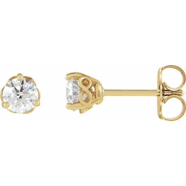 Round 1/2 CTW Lab-Grown Diamond Infinity-Inspired Earrings