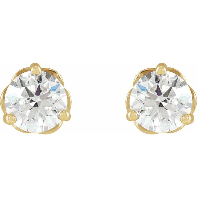 Round 1/2 CTW Lab-Grown Diamond Infinity-Inspired Earrings