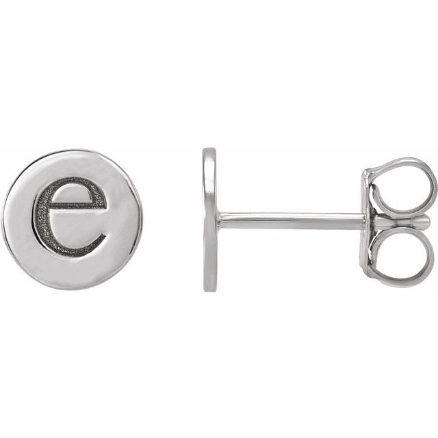 14K Engravable Disc Earrings