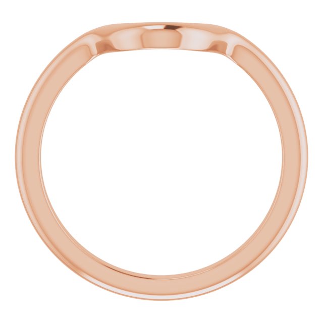 10K Band for Emerald Ring