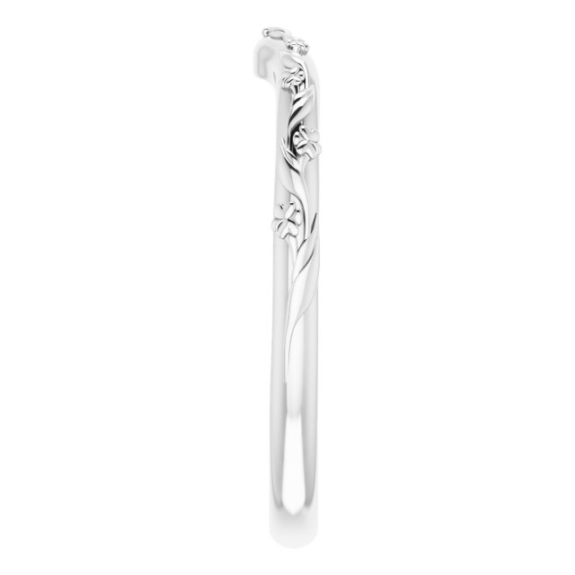 Sterling Silver Band for Round Ring