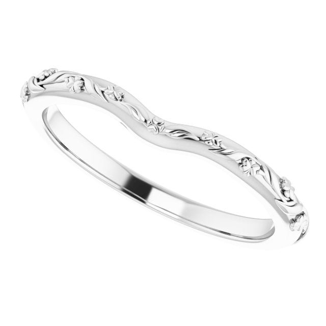Sterling Silver Band for Round Ring