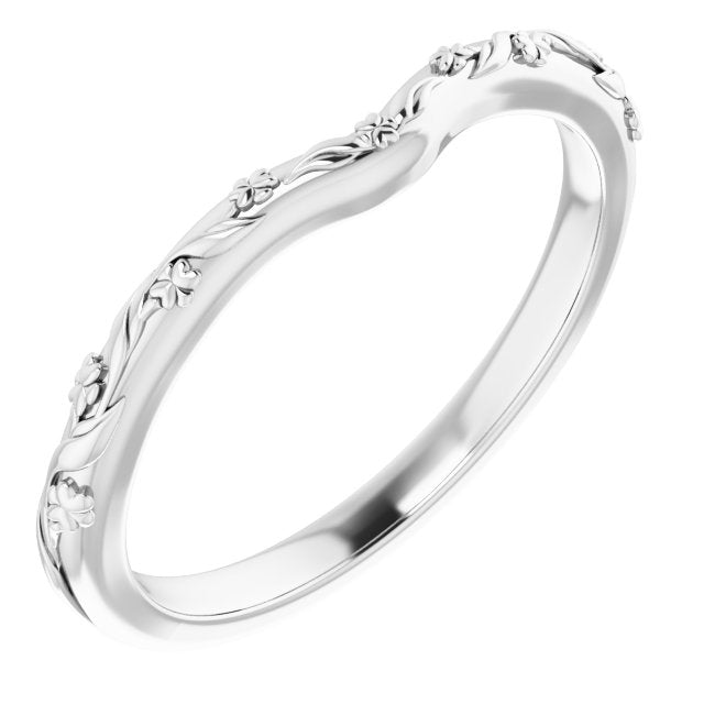 Sterling Silver Band for Round Ring