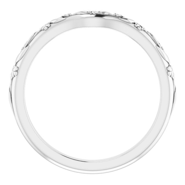 Sterling Silver Band for Round Ring