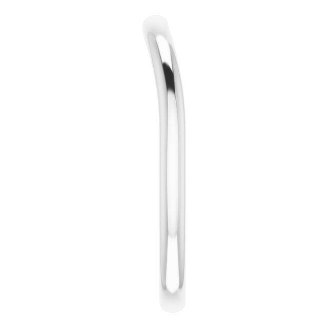Platinum Contour Matching Band