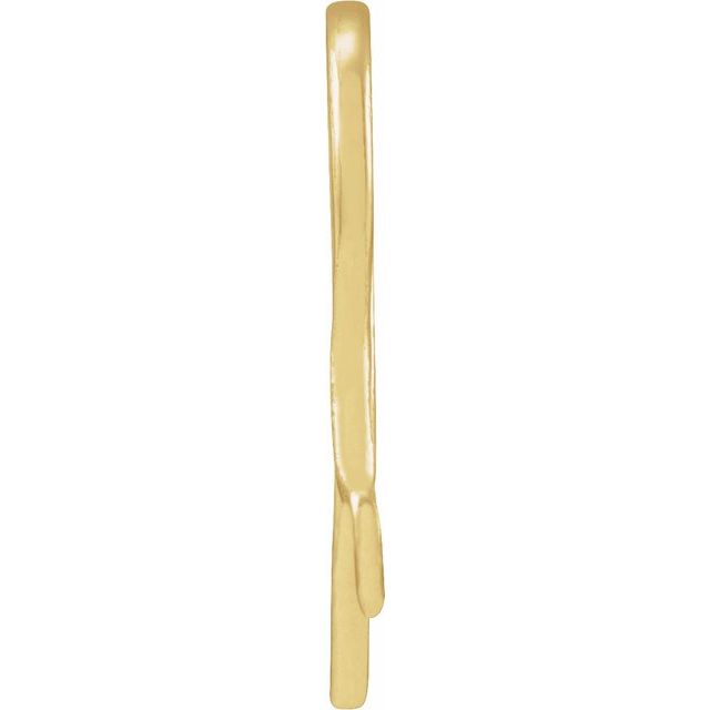 18K French Wire Earring Top