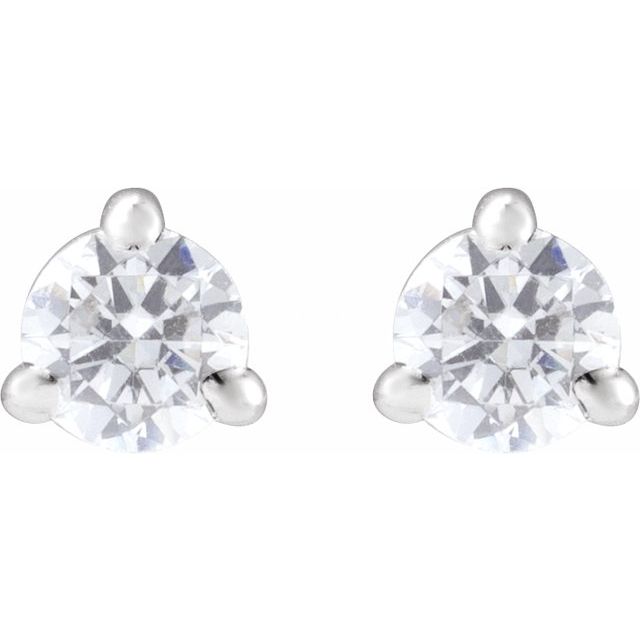 14K 1/5 CTW Lab-Grown Diamond Cocktail-Style Stud Earrings