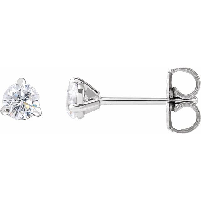 14K 1/3 CTW Lab-Grown Diamond Cocktail-Style Stud Earrings