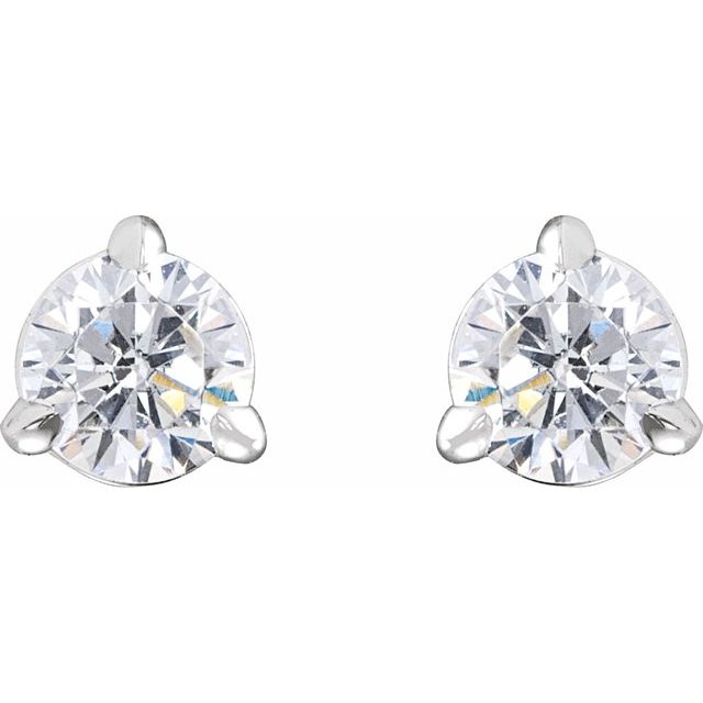 14K 1/3 CTW Lab-Grown Diamond Cocktail-Style Stud Earrings