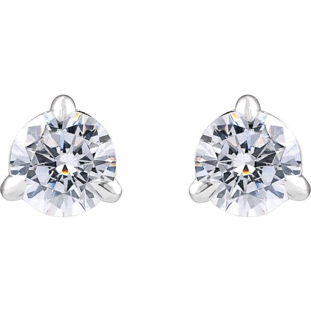14K 1/2 CTW Lab-Grown Diamond Cocktail-Style Stud Earrings