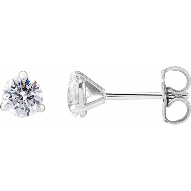 14K 3/4 CTW Lab-Grown Diamond Cocktail-Style Stud Earrings