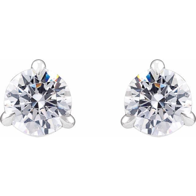 14K 3/4 CTW Lab-Grown Diamond Cocktail-Style Stud Earrings