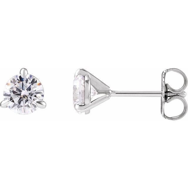 14K 1 CTW Lab-Grown Diamond Cocktail-Style Stud Earrings