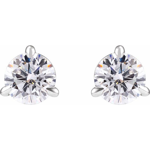 14K 1 CTW Lab-Grown Diamond Cocktail-Style Stud Earrings
