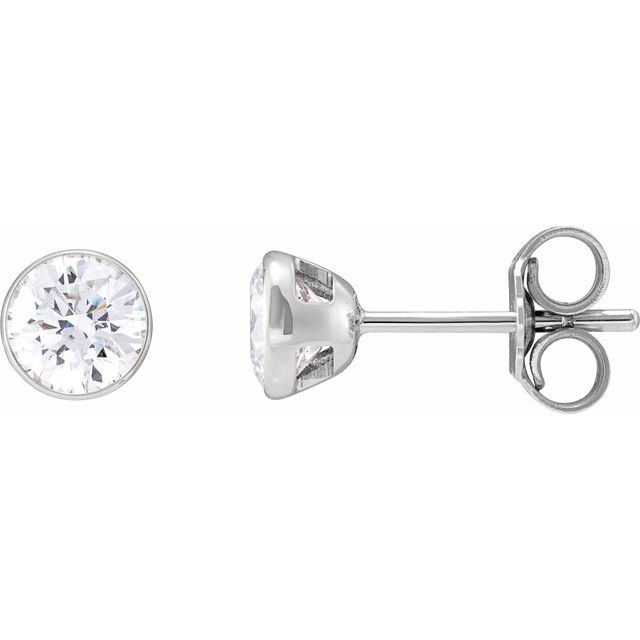14K 1 CTW Natural Diamond Ultra-Lightweight Stud Earrings