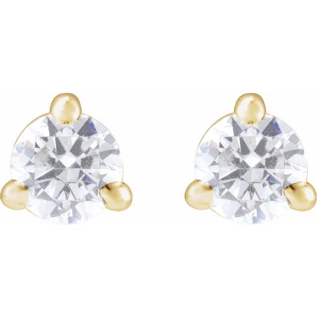 14K 1/5 CTW Lab-Grown Diamond Cocktail-Style Stud Earrings