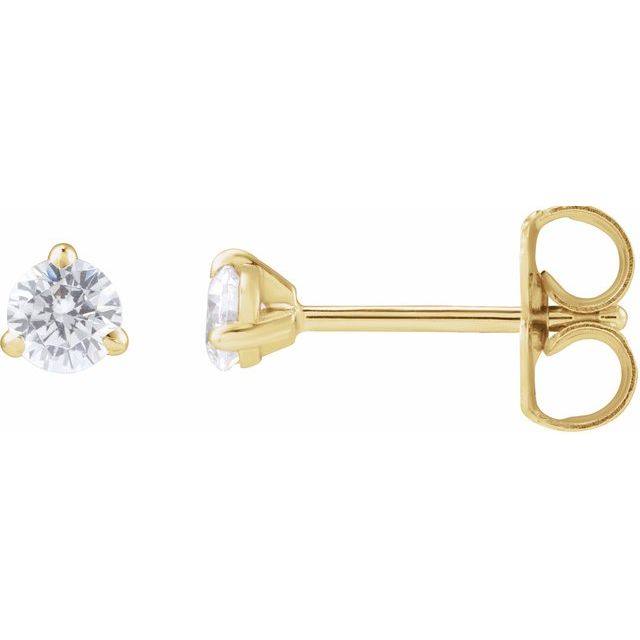 14K 1/5 CTW Lab-Grown Diamond Cocktail-Style Stud Earrings