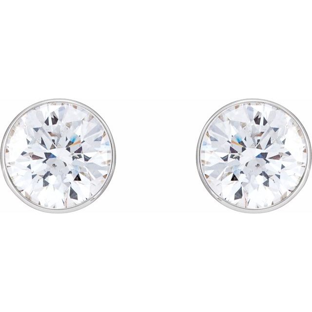 14K 1 CTW Natural Diamond Ultra-Lightweight Stud Earrings