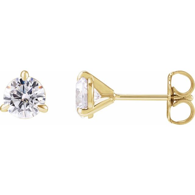 14K 1 CTW Lab-Grown Diamond Cocktail-Style Stud Earrings