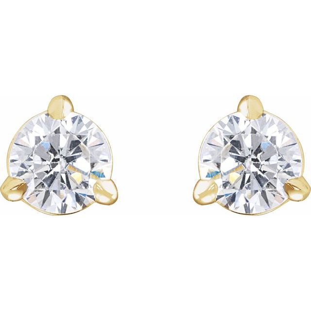 14K 1/3 CTW Lab-Grown Diamond Cocktail-Style Stud Earrings
