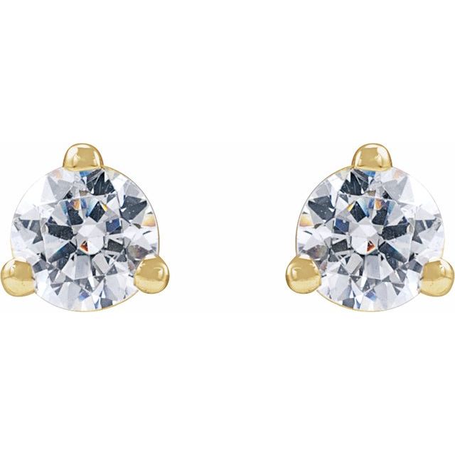 14K 1/5 CTW Lab-Grown Diamond Stud Earrings