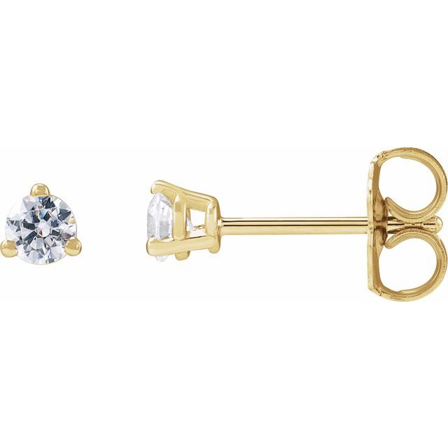 14K 1/5 CTW Lab-Grown Diamond Stud Earrings