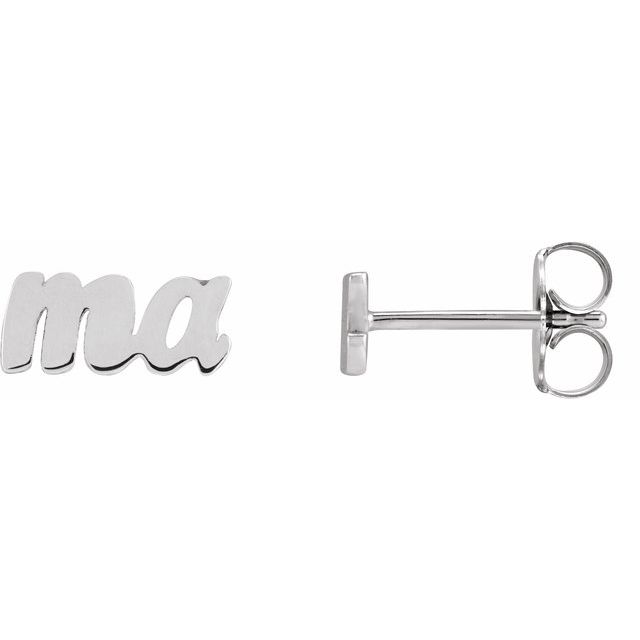 14K Mama Earring