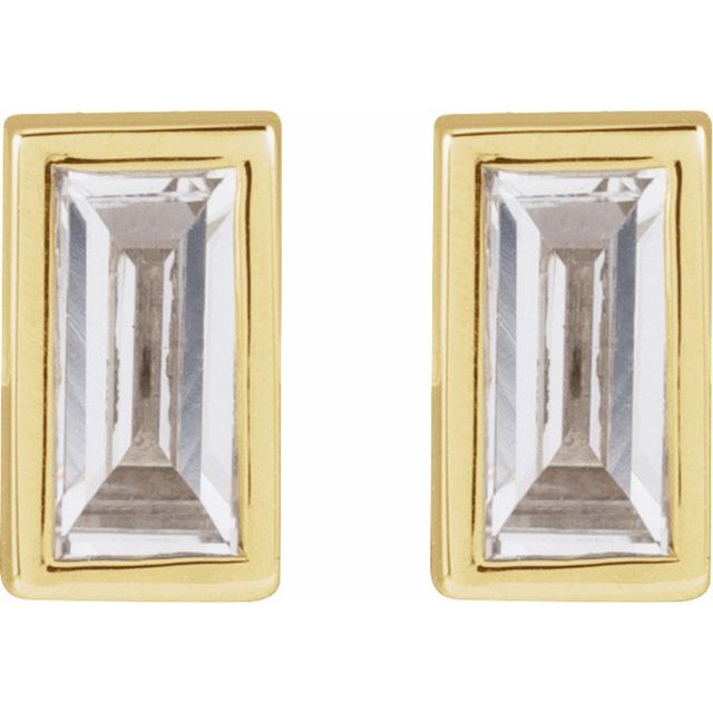 14K .07 CT Lab-Grown Diamond Stud Earring
