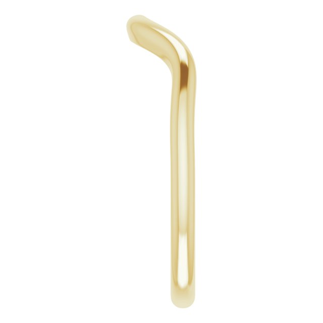 14K Round Matching Band