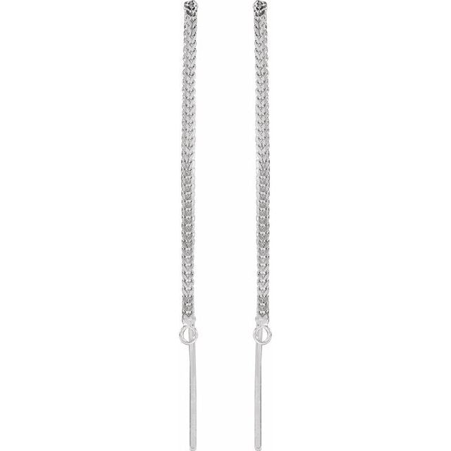 14K Franco Chain Ear Threader