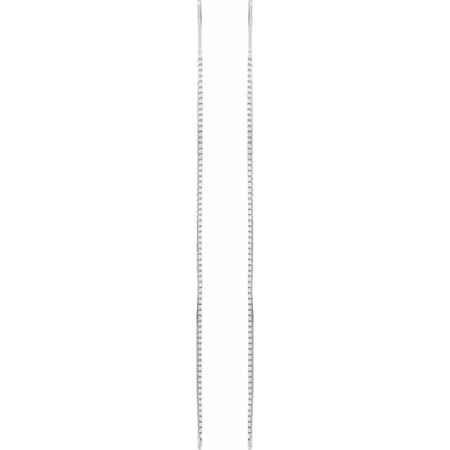 14K Box Chain Ear Threader