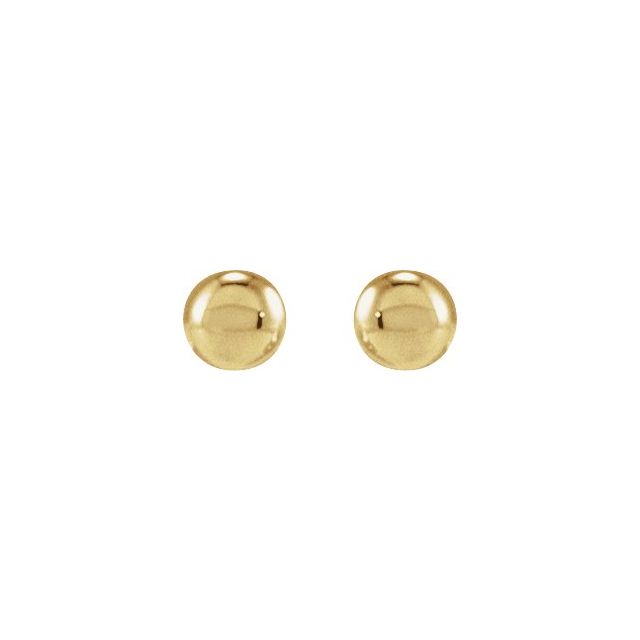14K Youth Bead Earrings