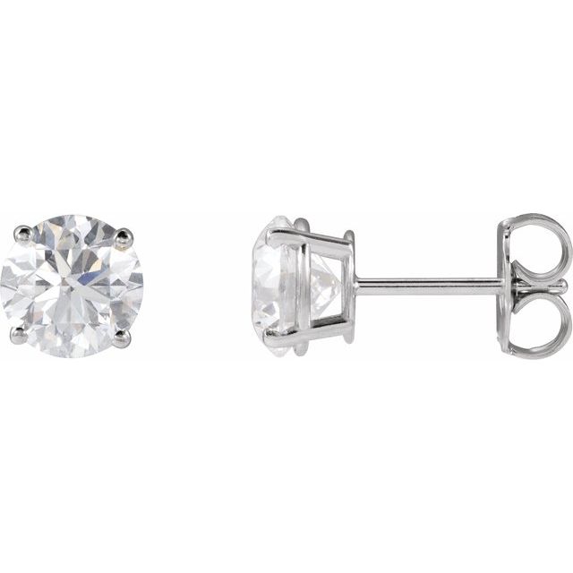 14K 2 CTW Lab-Grown Diamond Stud Earrings