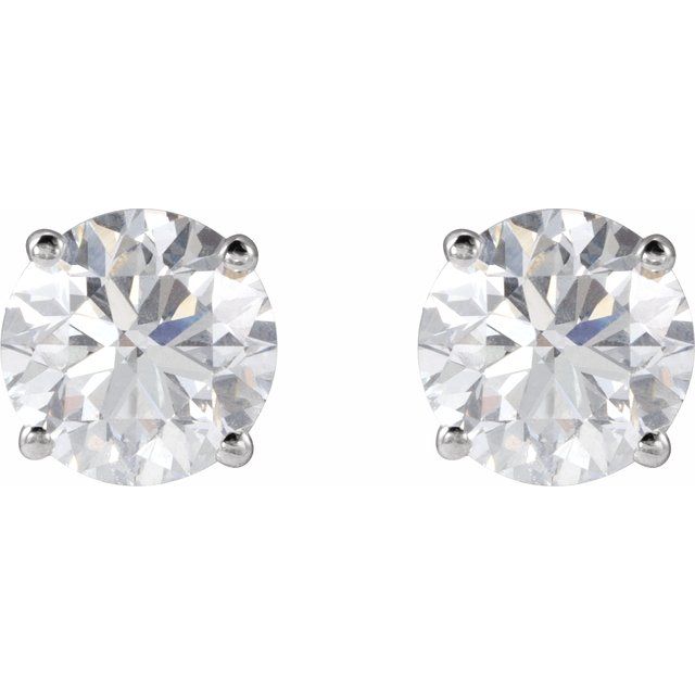 14K 2 CTW Lab-Grown Diamond Stud Earrings