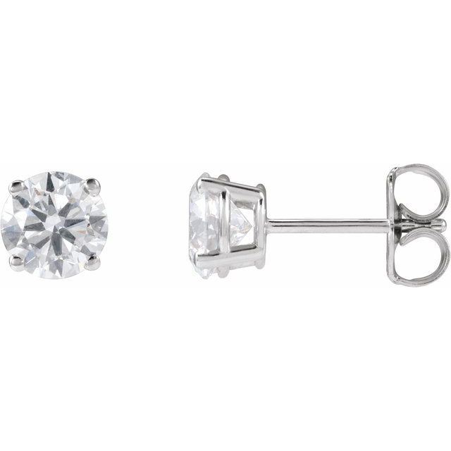 14K 1 1/4 CTW Lab-Grown Diamond Stud Earrings