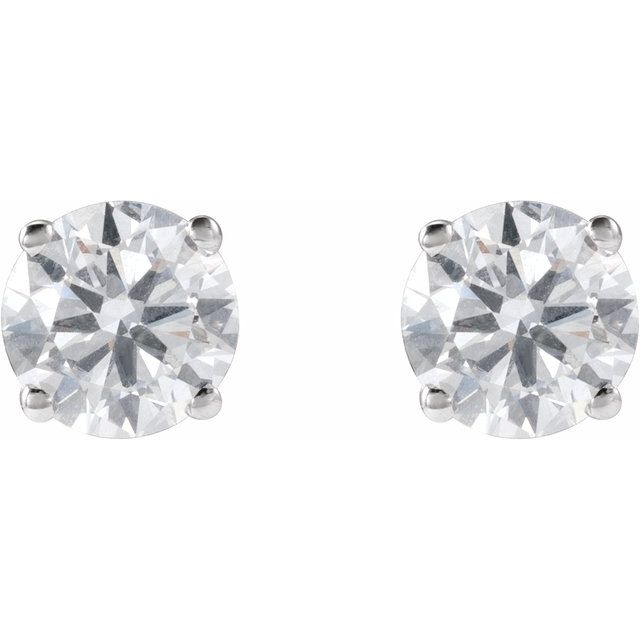 14K 1 1/4 CTW Lab-Grown Diamond Stud Earrings