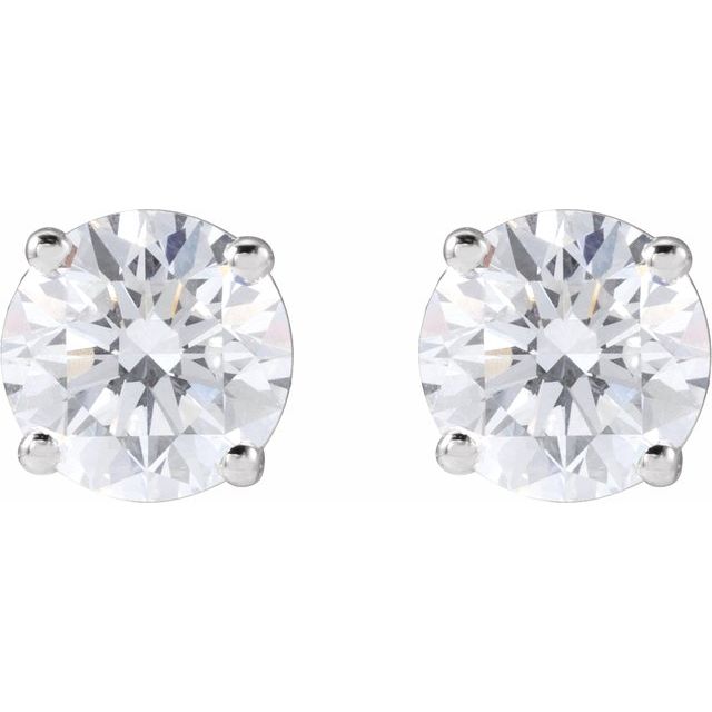 14K 1 1/2 CTW Natural Diamond Stud Earrings