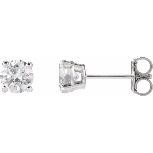 14K 3/4 CTW Lab-Grown Diamond Stud Earrings
