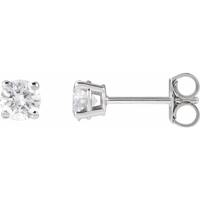 14K 1/2 CTW Lab-Grown Diamond Stud Earrings